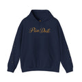 Pixie Dust Hoodie — Gold Sparkle Star Graphic Hooded Sweatshirt