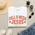 Fall-O-Ween Jesus T‑Shirt — Matthew 4:19 Autumn Faith Tee