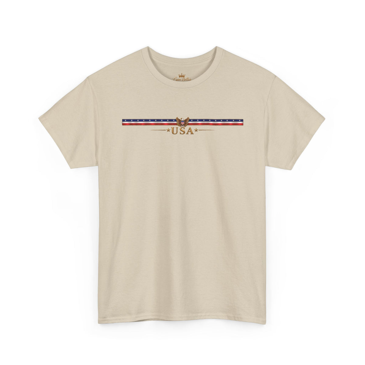 USA Retro Stripe Tee — Vintage Patriotic Graphic T-Shirt