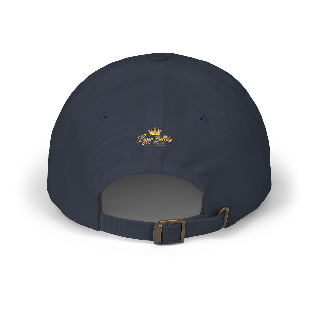 Crown Embroidered Cap — Gold Crown Baseball Hat