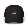Crown Embroidered Cap — Gold Crown Baseball Hat