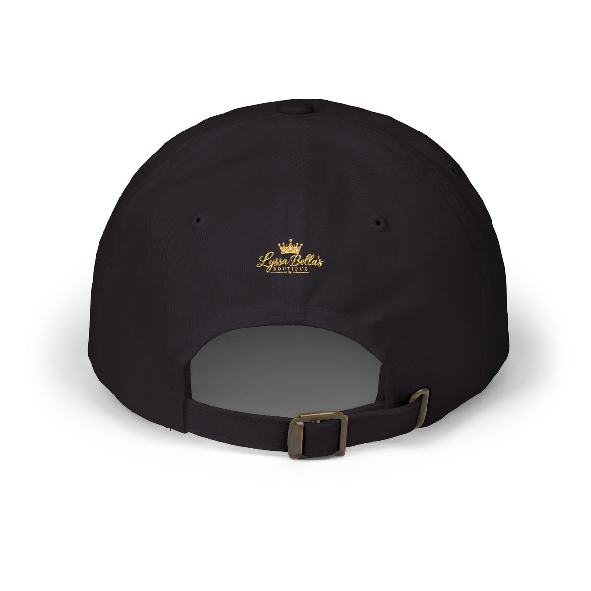 Crown Embroidered Cap — Gold Crown Baseball Hat