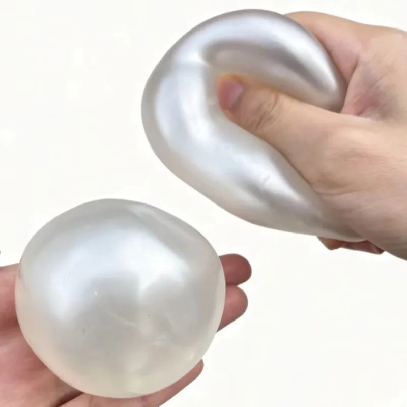 Pearl Pop Squishy Stress Ball – Soft Sensory Squeeze Toy