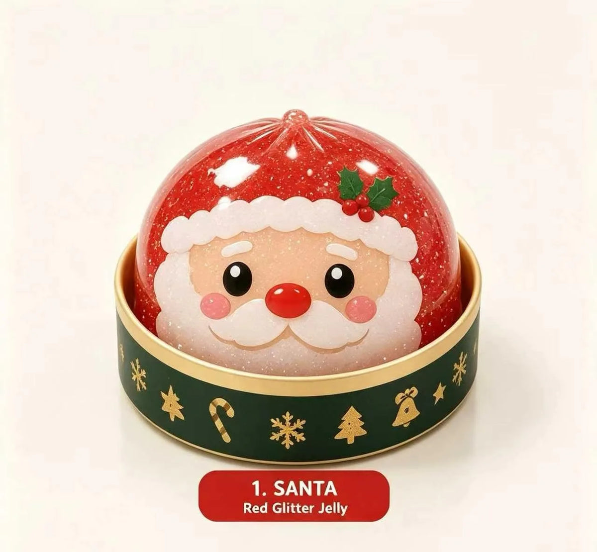 New Santa Claus Elk Dumpling Shape Stress Relief Squeeze Toy Christmas Party Favor Toys Gifts For Adult