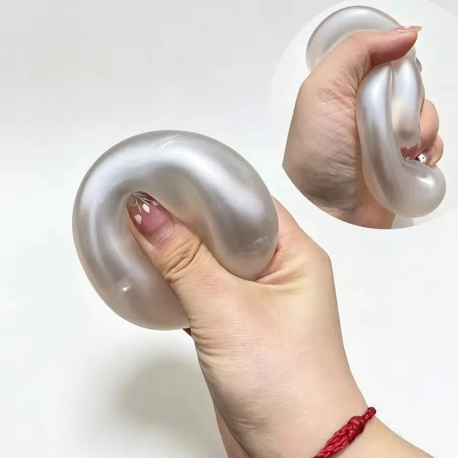 Pearl Pop Squishy Stress Ball – Soft Sensory Squeeze Toy