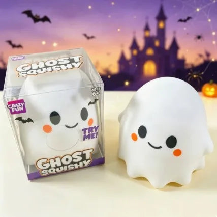 Cute Halloween Ghost Squishy Toy – Slow Rebound Stress Relief Sensory Toy