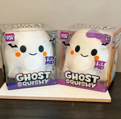 Cute Halloween Ghost Squishy Toy – Slow Rebound Stress Relief Sensory Toy