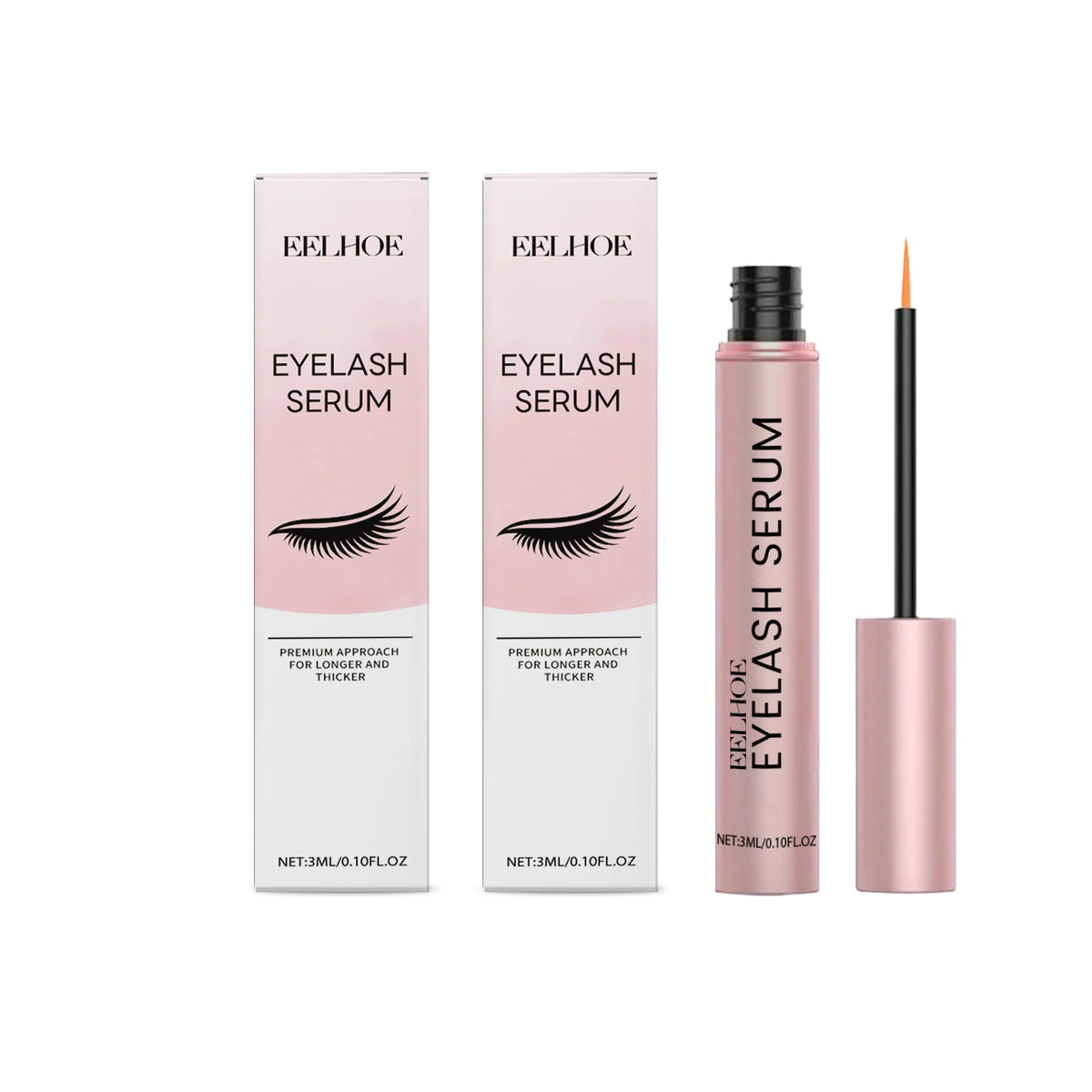 EELHOE Mascara Moisturizing Essence Lengthen Lash Promote Eyelashes Growth Thicker Curlier Prevent Baldness Eyelash Growth Serum